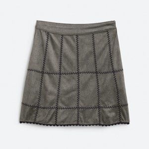 Skies are Blue Brenley Faux Suede Skirt